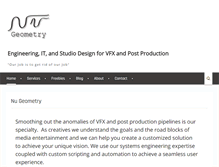 Tablet Screenshot of nugeometry.com